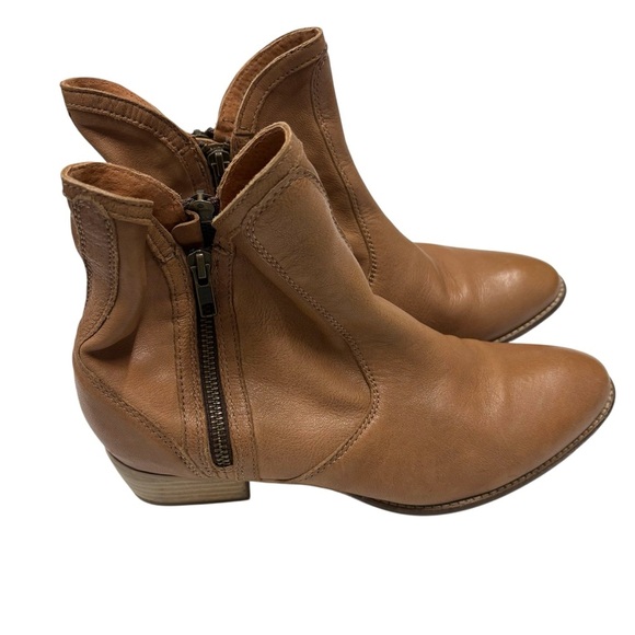 Anthropologie Seychelles Women's Lucky Pennies tan Ankle Boot sz 9 - Picture 1 of 7